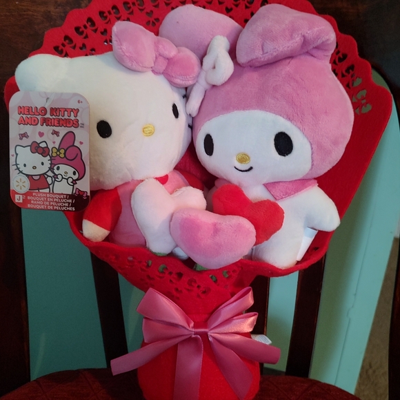 Hello Kitty Other - Hello Kitty and My Melody Plush Bouquet